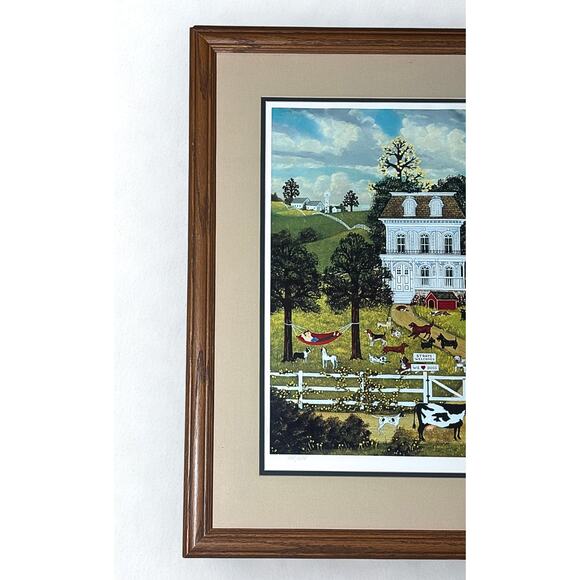 Wooster Scott “Dog Days of Summer” Signed Limited Edition 1128/1375 Framed Print - Picture 8 of 9